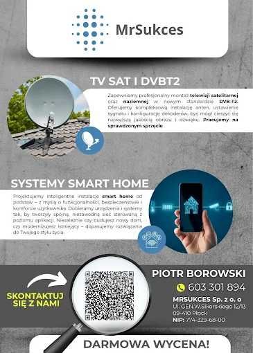 Monitoring Alarmy Domofon Telewizja Inteligentny Smart Dom Instalacje