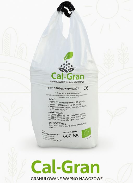 Wapno granulowane kredowe węglanowe,magnezowe,czarna kreda, sypkie luz