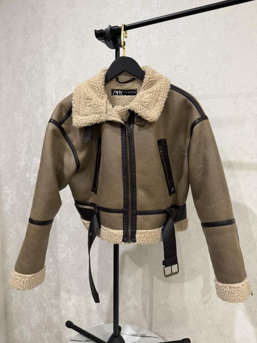 Дублёнка укороченная Zara
