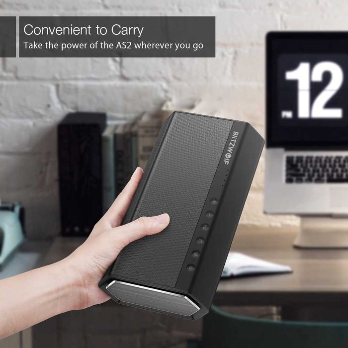 Soundbar BlitzWolf 40W 5200mAh Driver Duplo