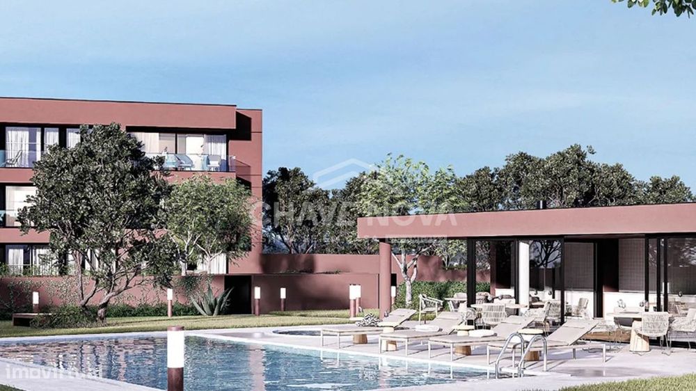 T2 Novo em Condomínio Fechado c/ Piscina, em Espinho