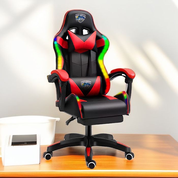 Геймерське крісло з Масажем + Led підсвідкою  Новинка.Компютерне крісл