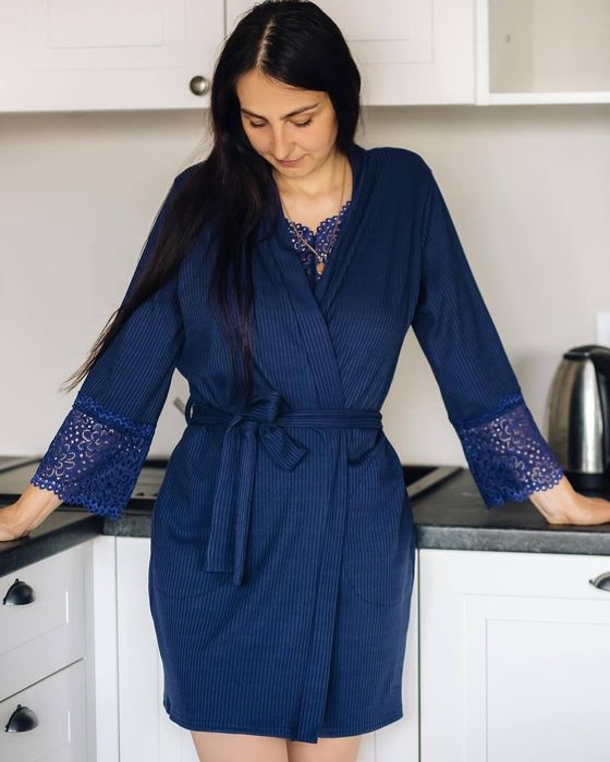 Халат , халат  в рубчик,  жіноча піжама,  Домашній одяг