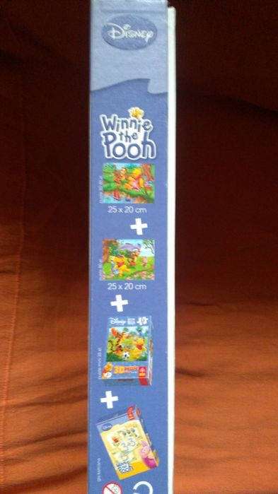 Puzzle i gra karciana Kubuś puchatek