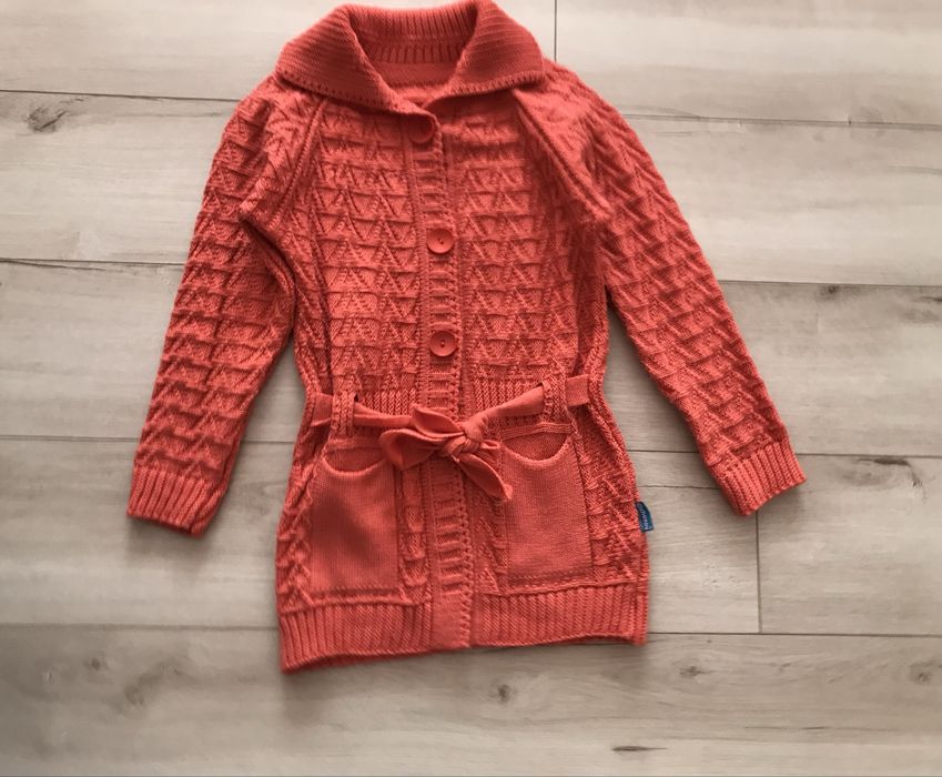 Теплий джемпр, кофта для дівчинки на ріст 122/128