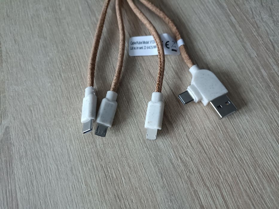 Korkowy kabel do ładowania B'right