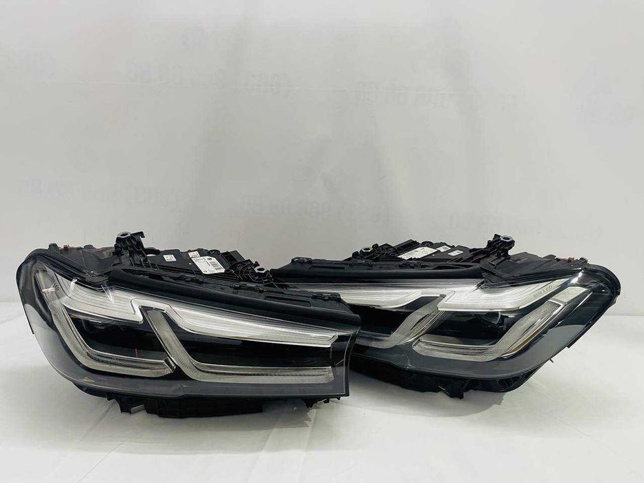 Фара Фары фари BMW 5 lci G30 G31 shadow laser led БМВ 5 г30 г31 лед бу ...
