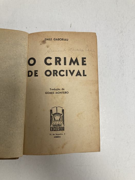 Livro O Crime de Orcival