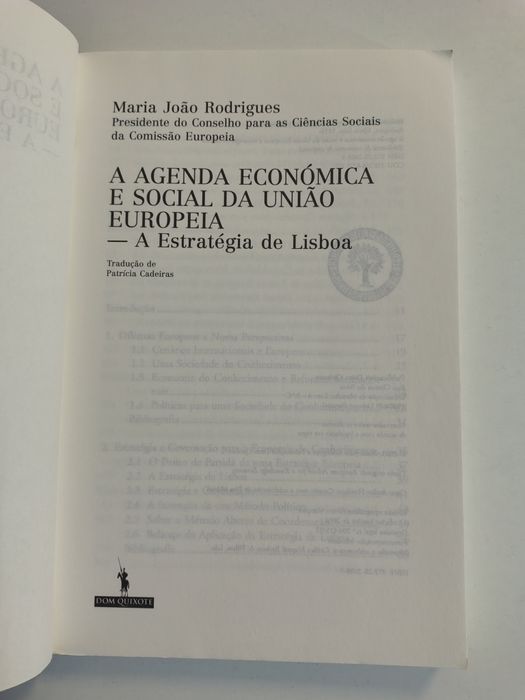 A agenda económica e social da União Europeia