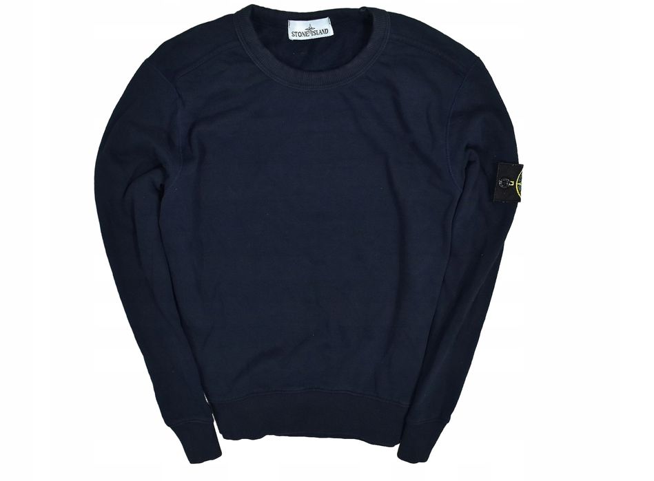 Stone Island Granatowa Bluza Męska Crewneck S