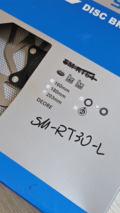 Tarcza Shimano SM-RT30-L 203mm