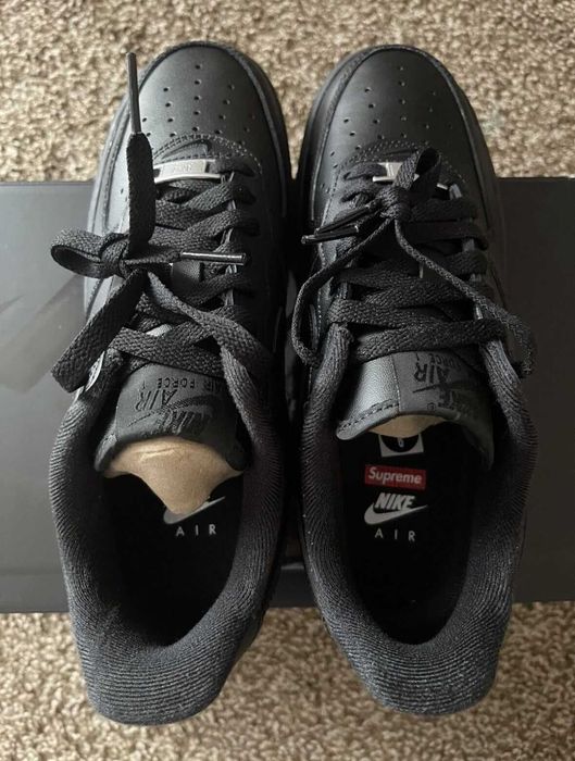 Nike Air Force 1 Low Supreme Czarny  43