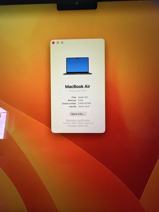 Macbook air m3 | 13 polegadas