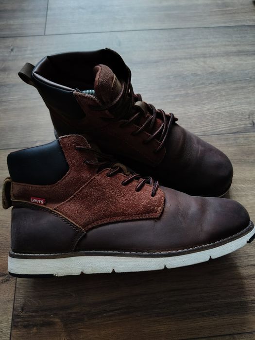 Skórzane buty Levi's