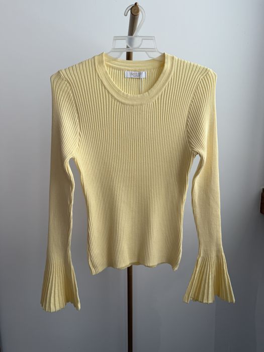 Sweter damski cienki wiskoza dzwonek uniwersalny