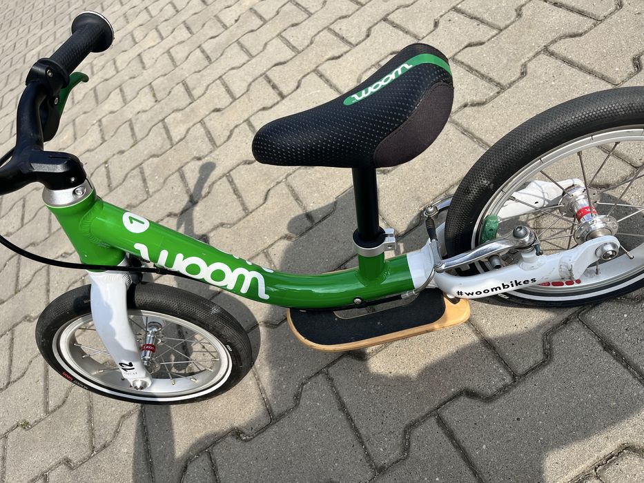 Rower rowerek biegowy woom 1 zielony