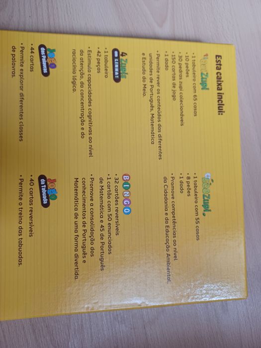 Caixa de jogos missão Zupi 3 ano