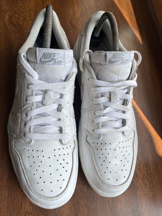 Кросівки 45 розмір Jordan 1 Low og whaite оригінал