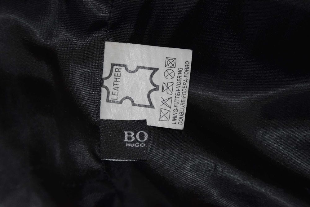 Кожаная куртка HUGO BOSS