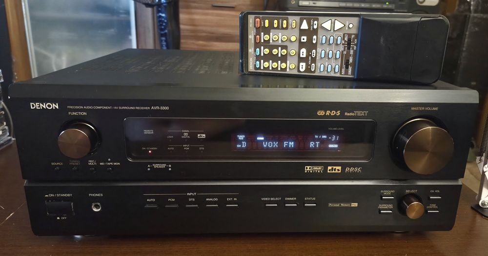 Potężny amplituner denon avr-3300 pilot