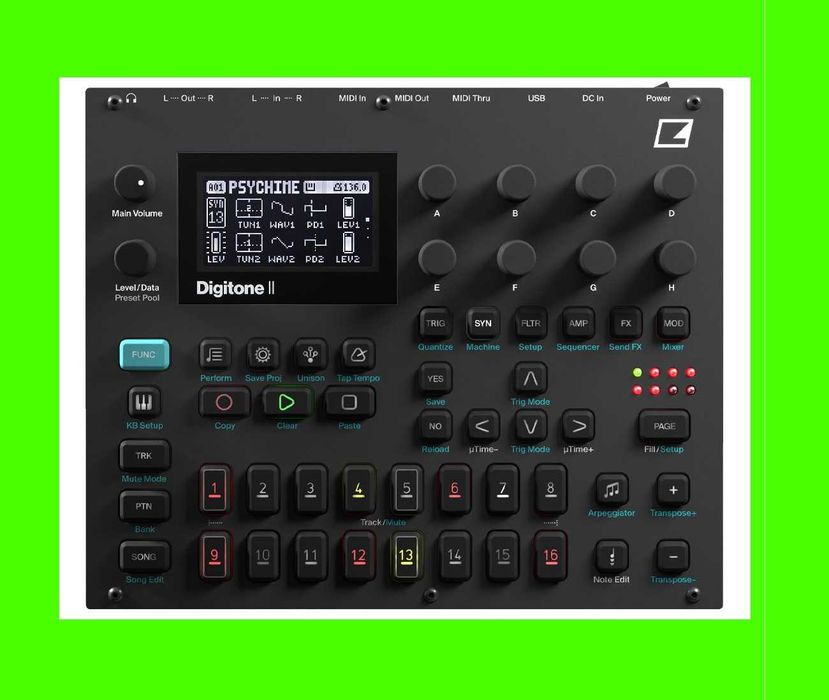 Elektron Digitone II - Syntezator FM o Niezrównanej Wszechstronności
