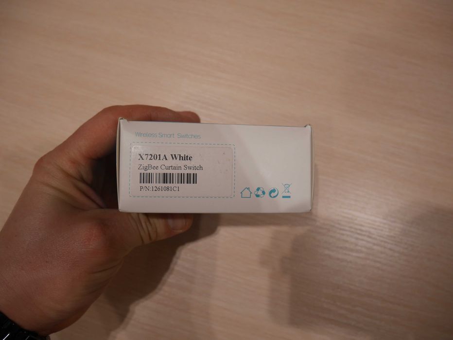 zigbee x7201A перемикач для штор
