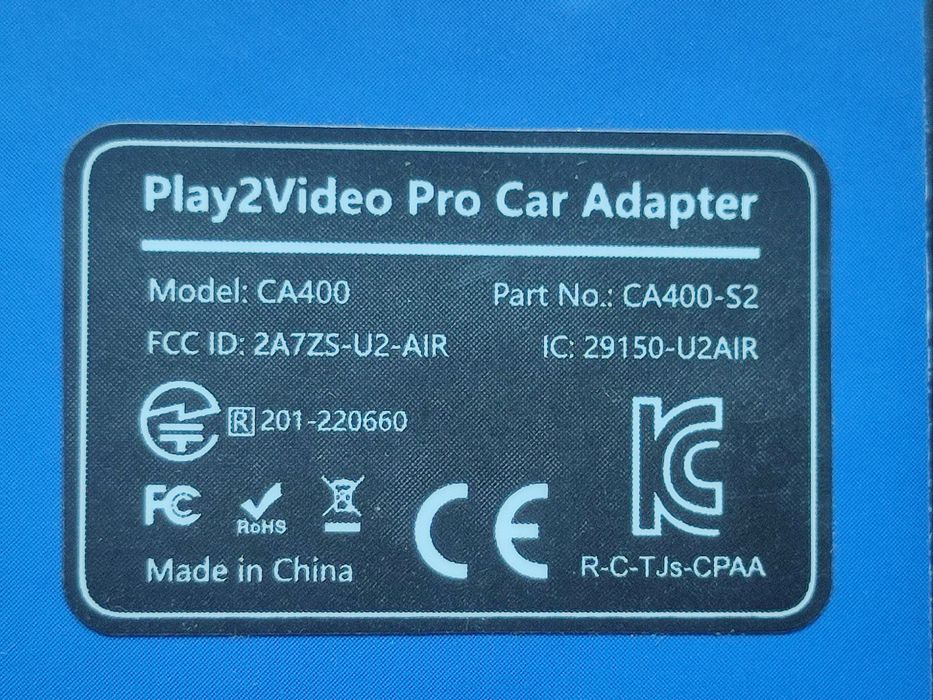 Adaptador multimídia Ottocast Play2Video Pro