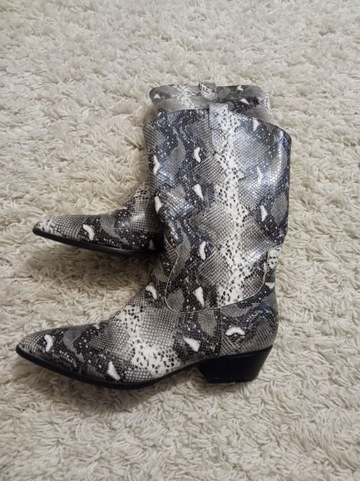 Сапоги казаки кожзам quanticlo