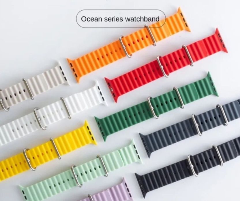 Pasek silikonowy do Apple Watch 2 szt