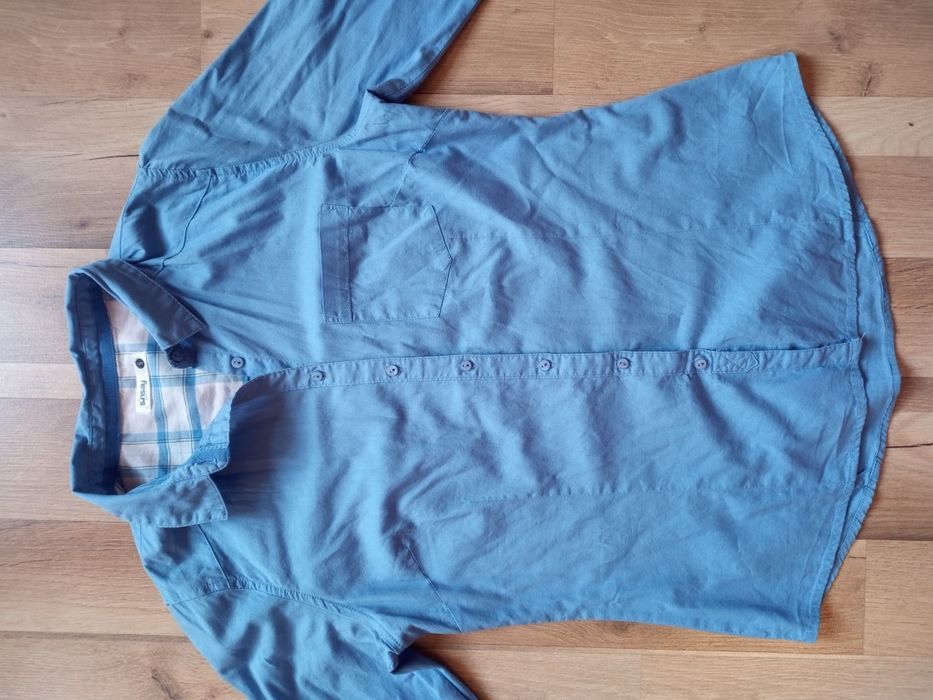 Niebieska koszula Sinsay