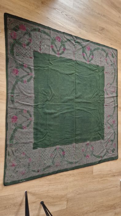 Secesja Łódzki Kilim Obrus Przedwojenny Herman Antyk
