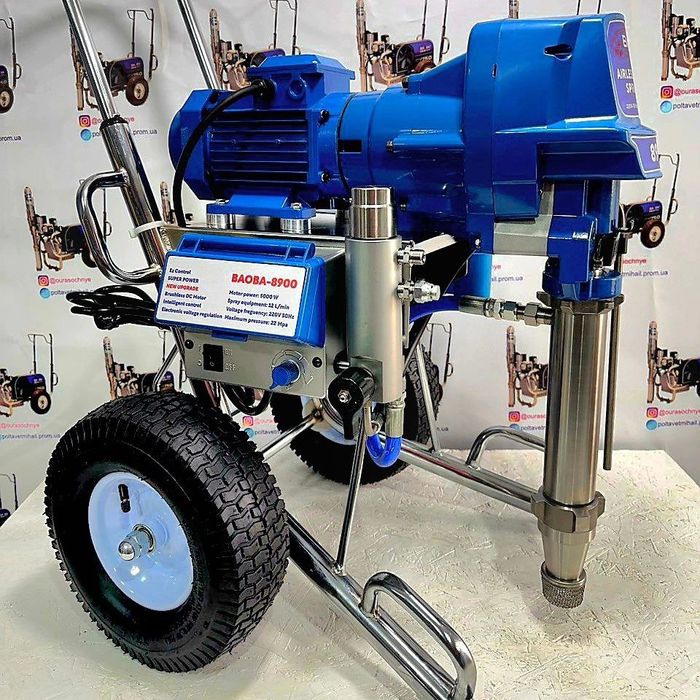 Шпаклювальний шпаклевочный безвоздушный апарат Баоба-8900 Limited