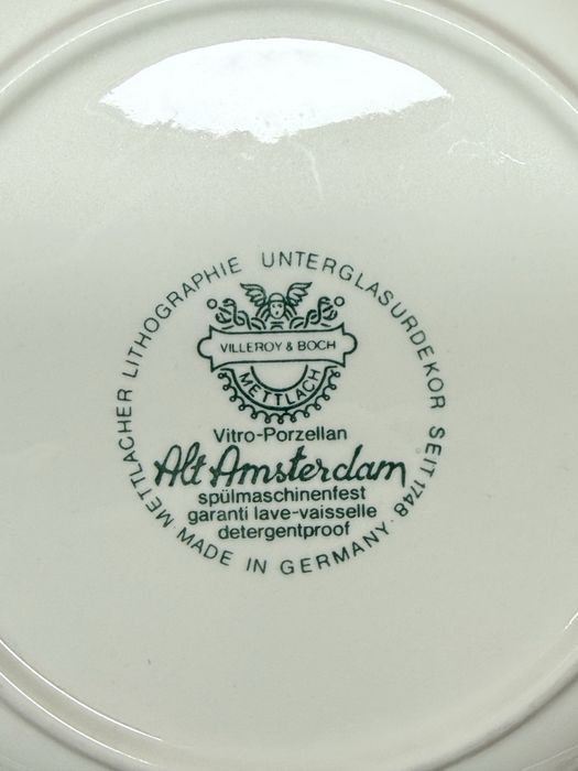Фарфоровый террен бульоница Villeroy Boch серия Amsterdam  GDR Германи