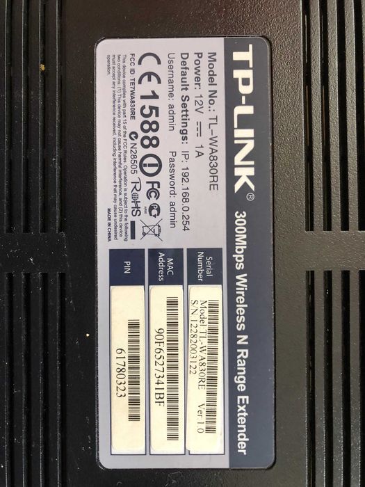 Wzmacniacz sygnału Wi-Fi TP-Link TL-WA830RE