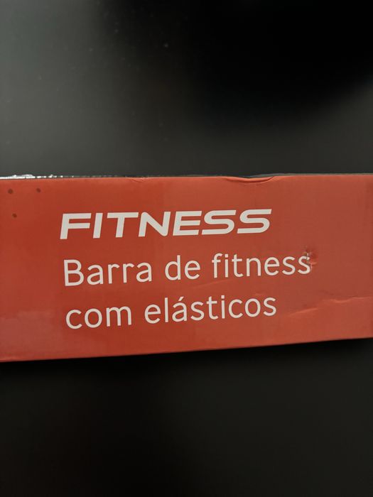 Barra de Fitness com elasticos/ Tapete e elasticos de 5 kg