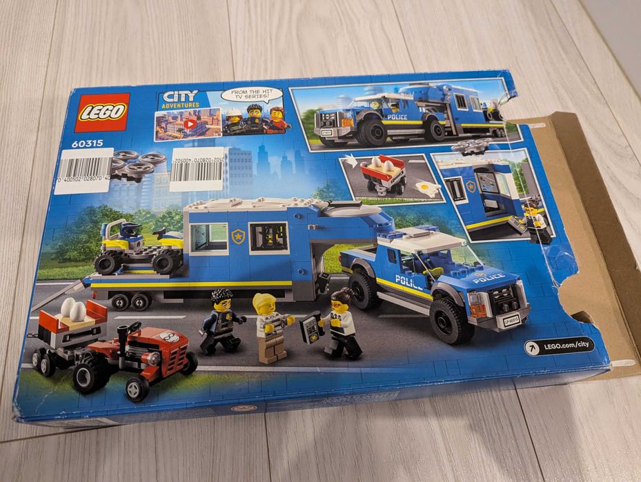 LEGO City 60315 Mobilne centrum dowodzenia policji