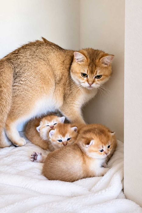 Gatinho British shorthair golden Chinchila