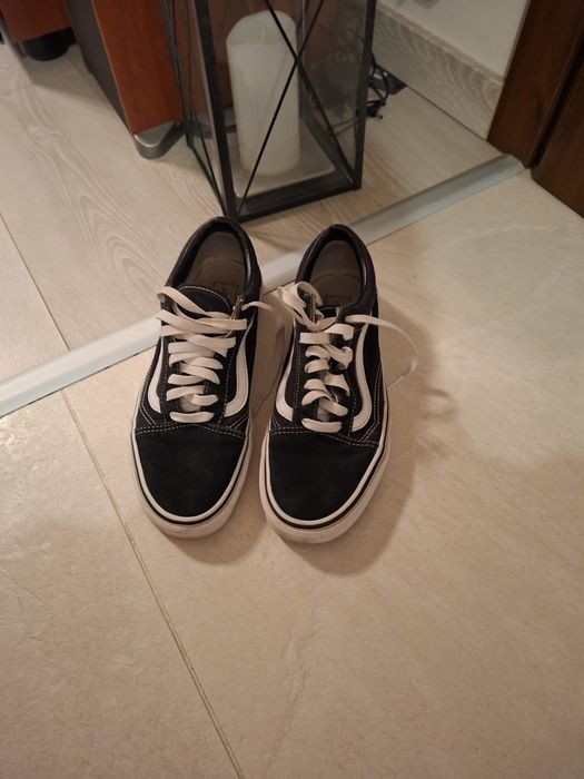 Trampki tenisowki buty Vans Old skool school 42 czarno-biale