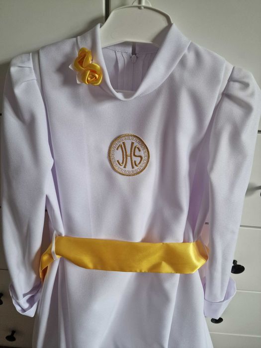 Alba komunijna dla dziewczynki + akcesoria