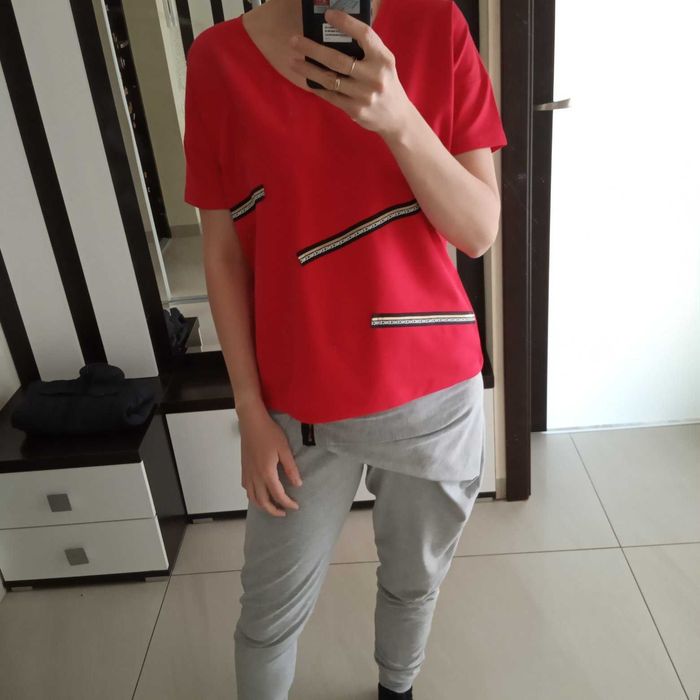 Nowa bluzka ze wstawkami