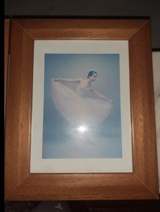 Conjunto de 2 quadros da bailarina