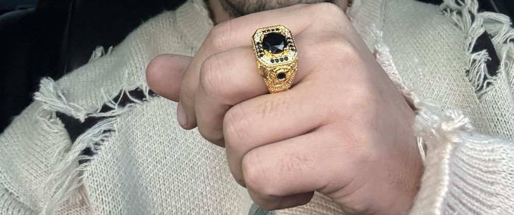 Чоловіче кільце печатка перстень 18.1 люкс біжутерія