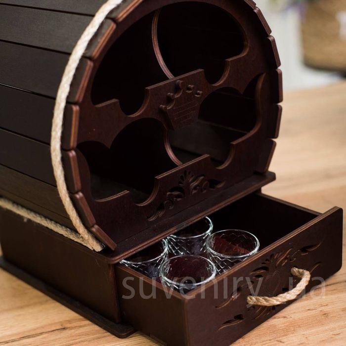 Міні-бар діжка/ сувенір подарунок для чоловіка/ керівнику/шефу