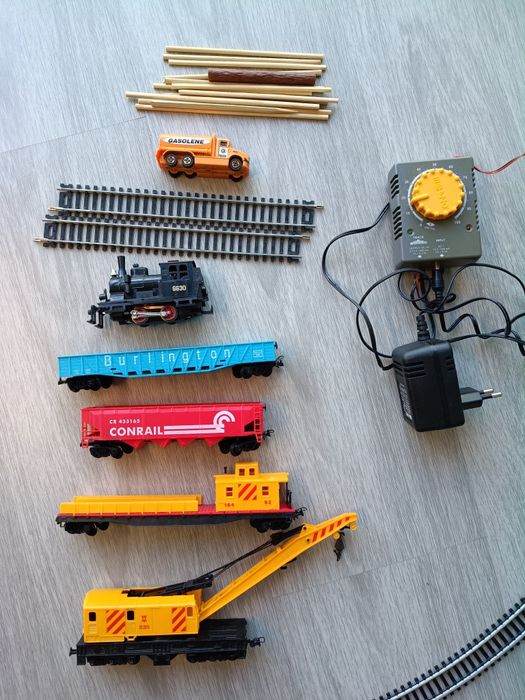 Conjunto Iniciação comboio elétrico Mehano, H0, 1/87