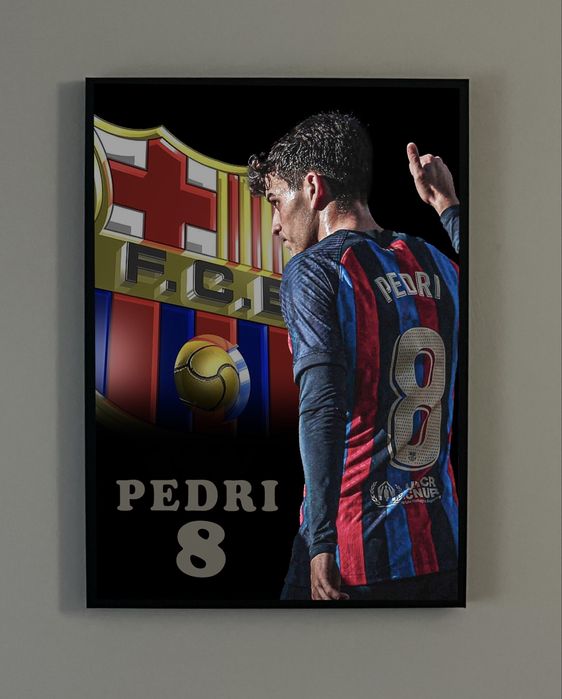 Pedri FCB plakat