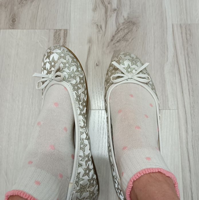 Balerinki trzy pary rozmiar 38.