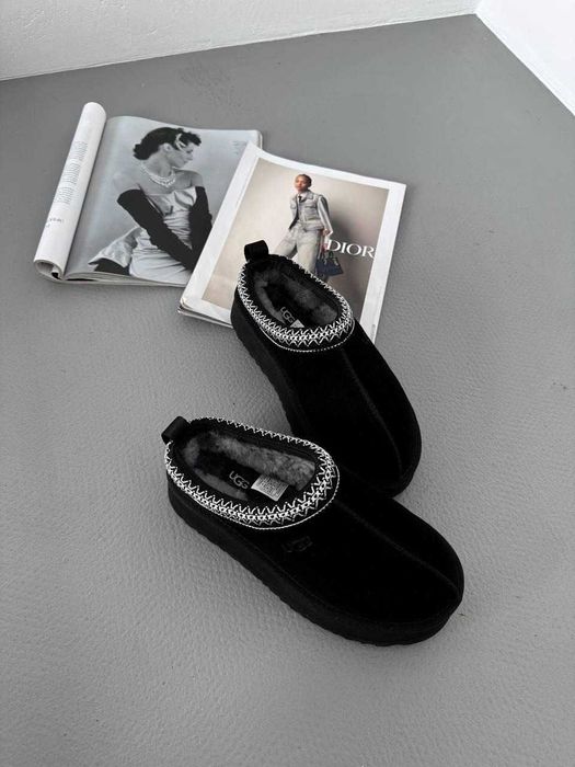 Угги/Угг/Уггі/Уги/Угі/UGG Australia Tasman Platform Black/Tazz Slipper