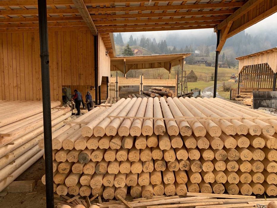 Bal drewniany, Bale toczone, Dom z Bali, Altany, śr 22 cm 88zl. mb.