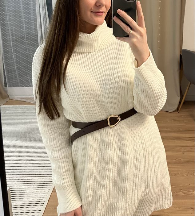 Молочне тепле плаття