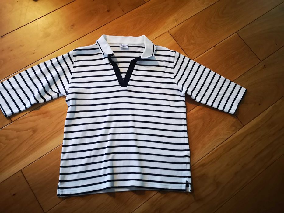 Wind-sportswear.de pulower w paski granatowo biały r. M